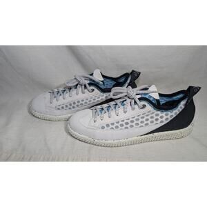 OXS Mens Scarpa Trek White Lace Up Sneakers Sz 8.5 Performance Sport Italian